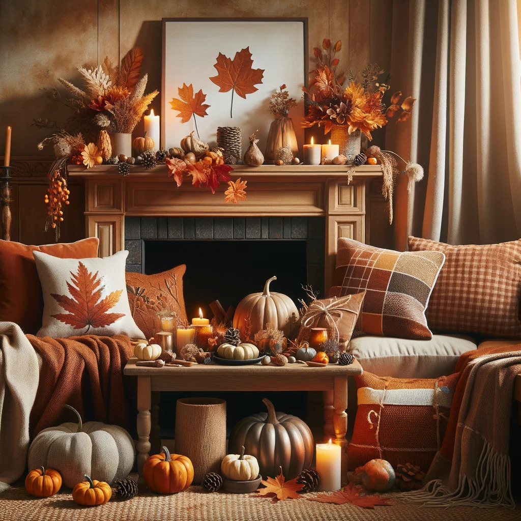 Holiday decorations for the home: fall